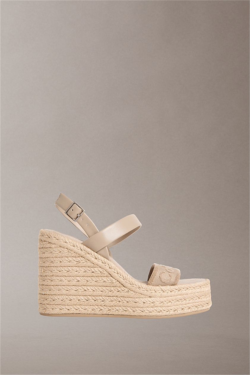Calvin Klein Wedge Espad 70 Webbi Kadın Espadril Gri