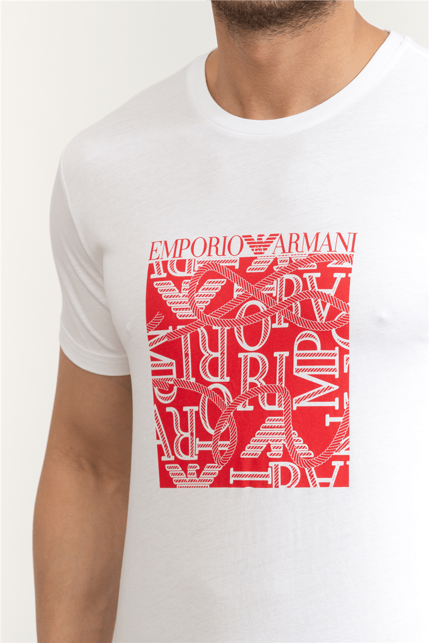 Emporio Armani Erkek Bisiklet Yaka T-Shirt