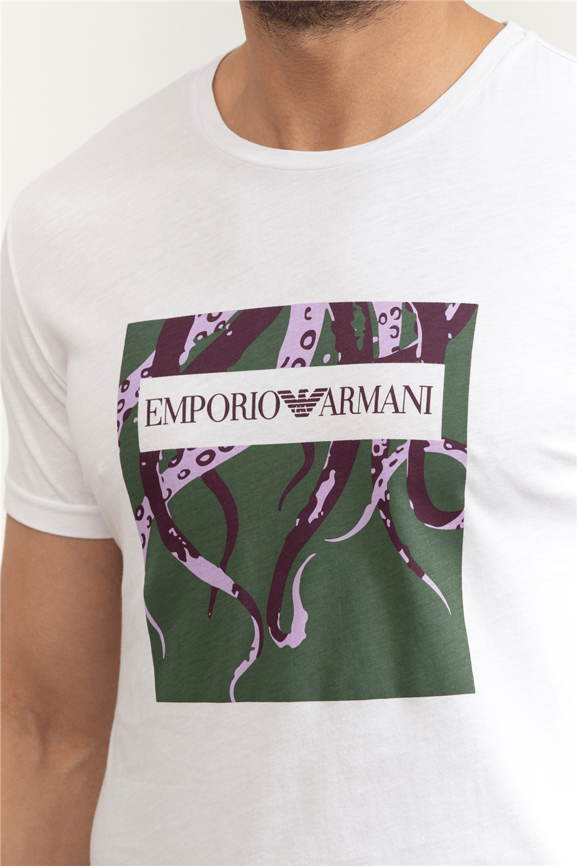 Emporio Armani Erkek Bisiklet Yaka T-Shirt
