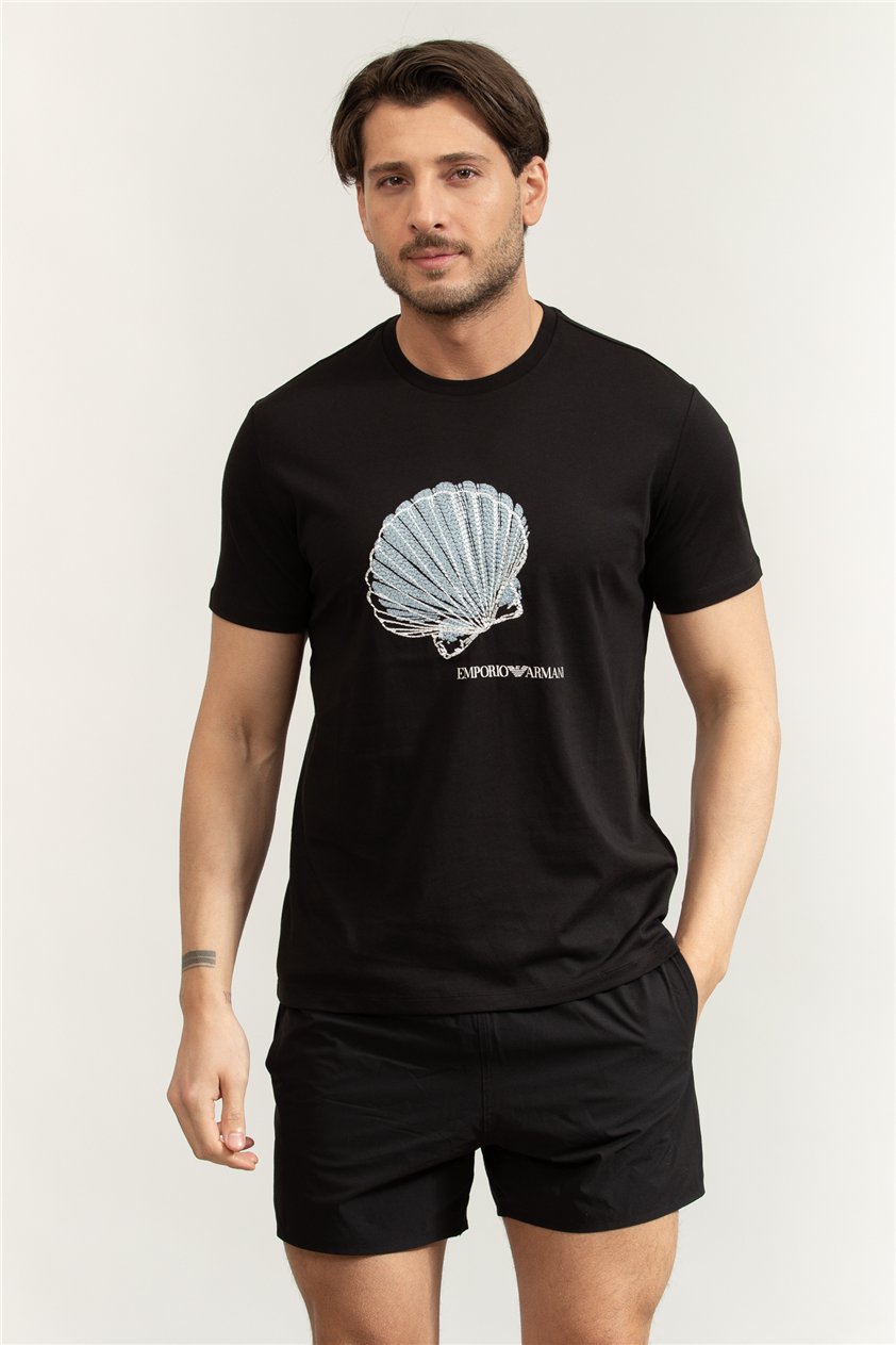 Emporio Armani Erkek Bisiklet Yaka T-Shirt