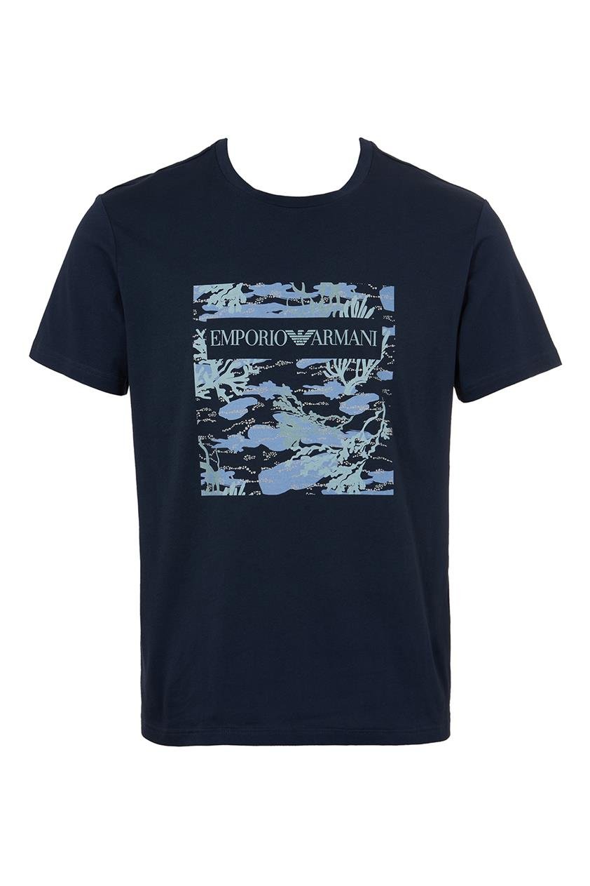 Emporio Armani Erkek Bisiklet Yaka T-Shirt