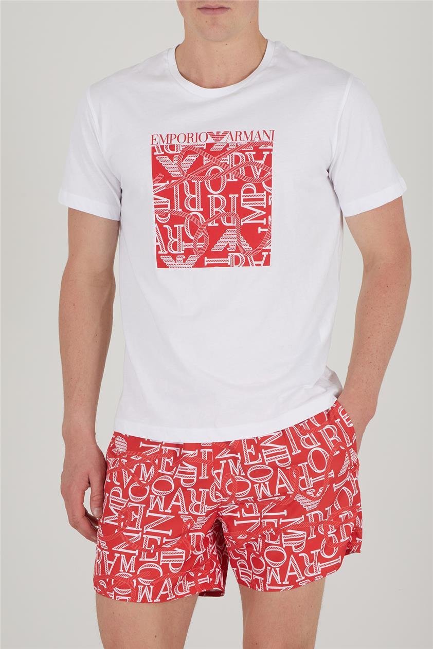 Emporio Armani Erkek Bisiklet Yaka T-Shirt