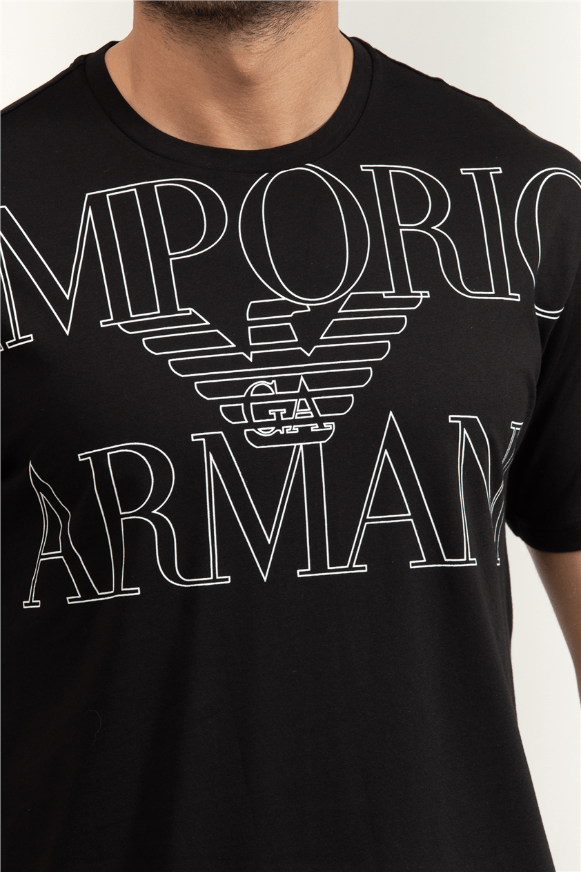 Emporio Armani Erkek Bisiklet Yaka T-Shirt