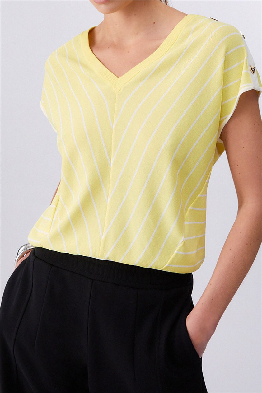 Liu Jo Ecs Maglia Chiusa S/M Kadın Triko Çok Renkli