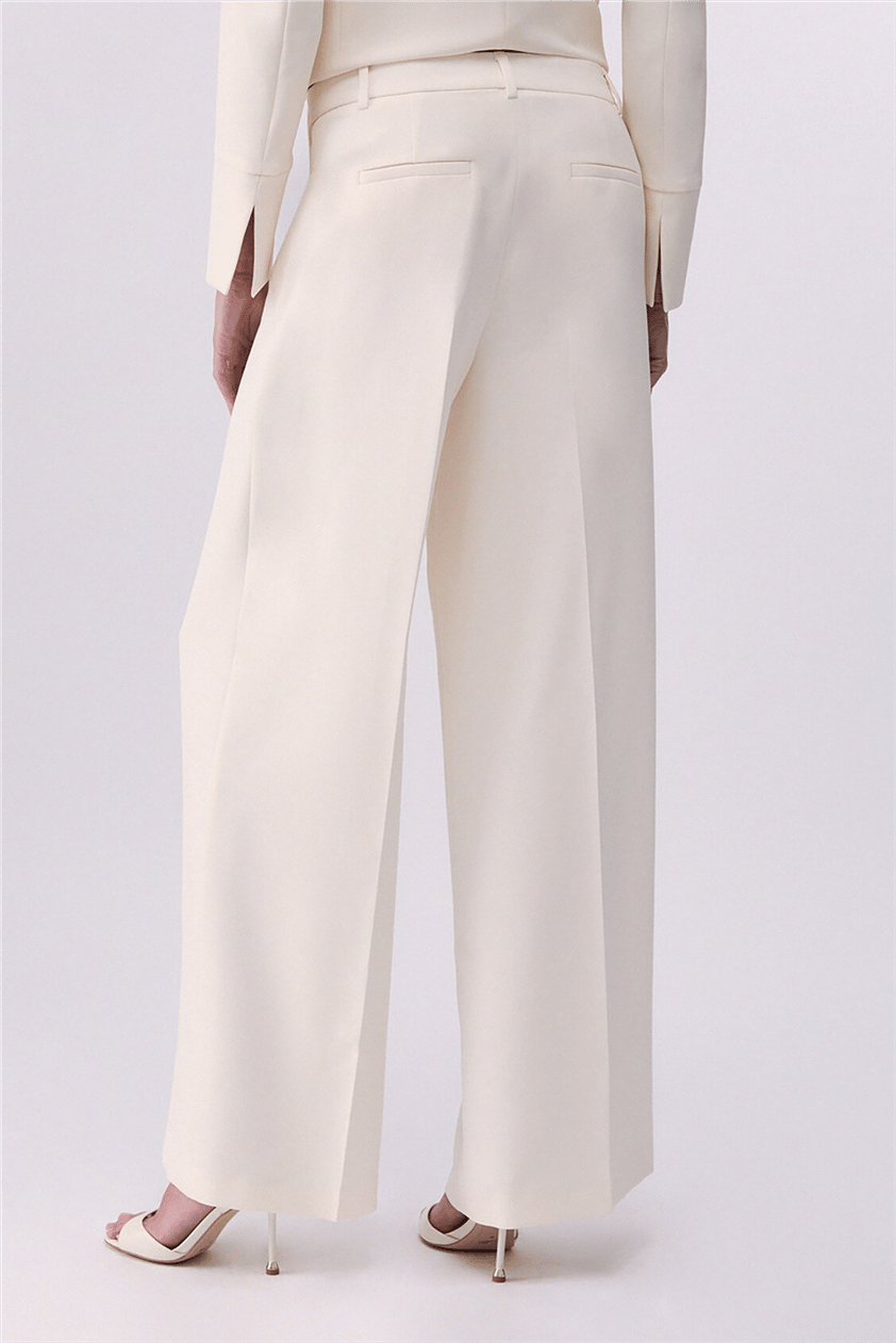 Liu Jo Ecs Pant.Ts Lungo Kadın Pantolon Krem