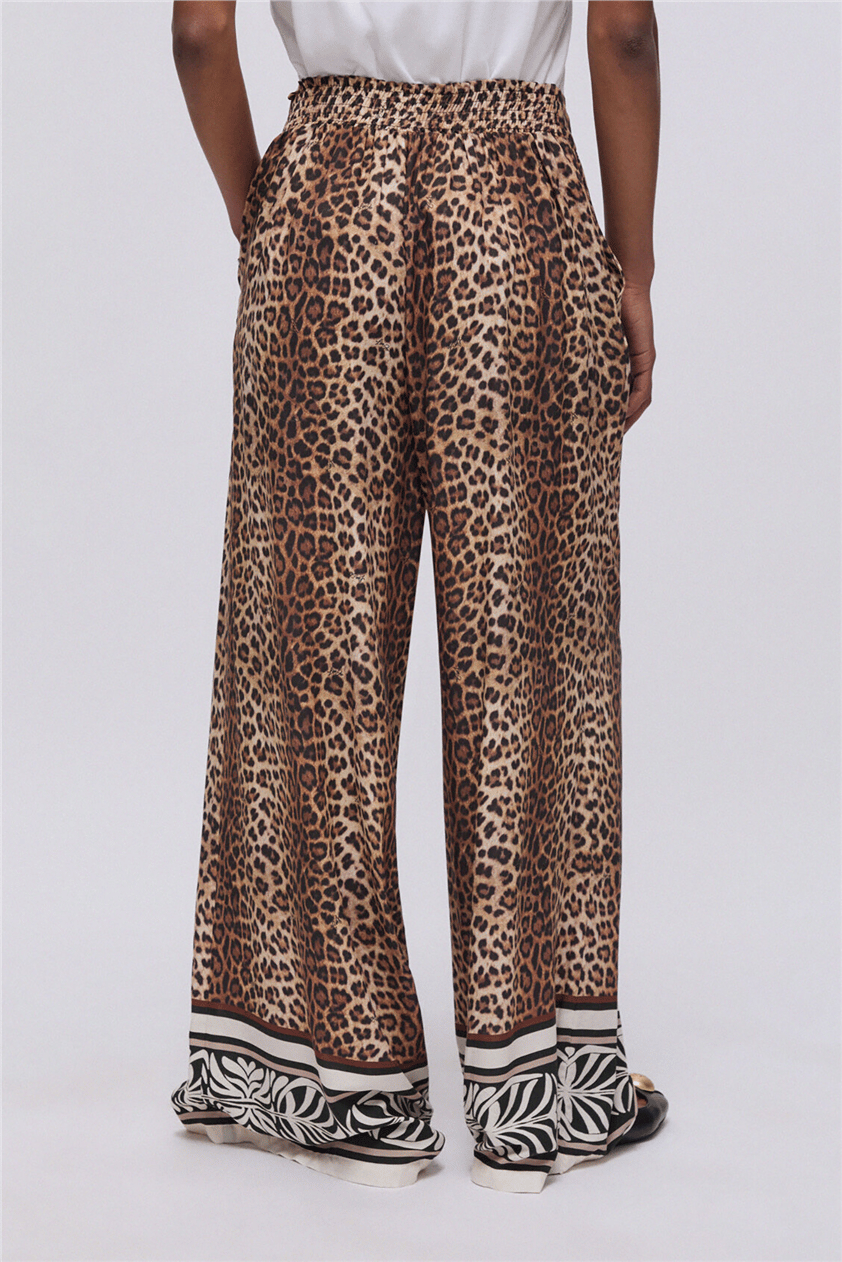 Liu Jo Ecs Pantalone St. All Over Kadın Plaj Pantolonu Çok Renkli