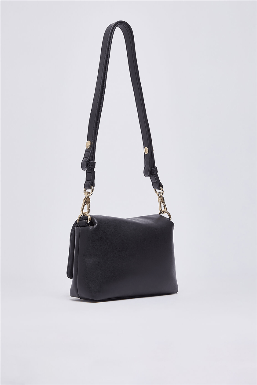 Liu Jo Ecs S Crossbody Kadın Mini Omuz Çantası Siyah