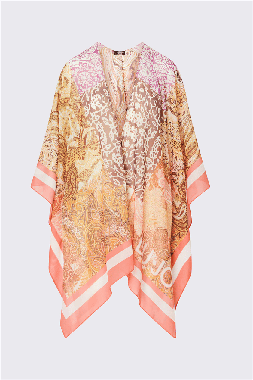 Liu Jo Kaftano Beach Aperto Kadın Kaftan Çok Renkli