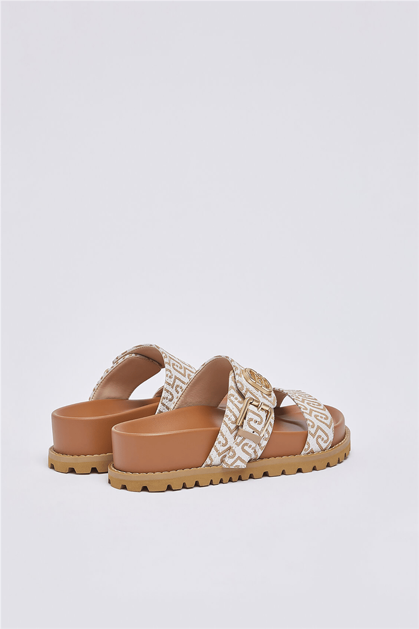 Liu Jo Livia 02 Monogram Kadın Sandalet Çok Renkli