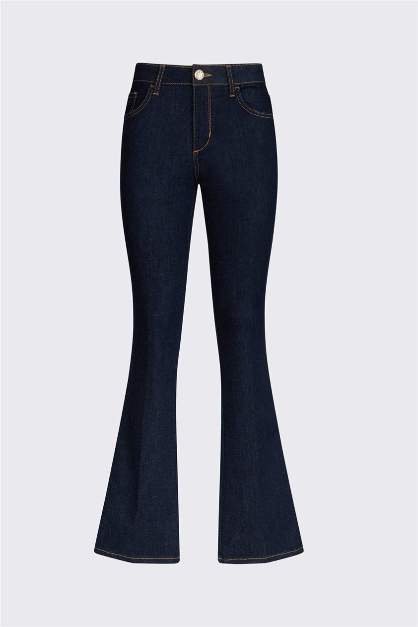 Liu Jo Pant. Boot Cut Belt H.W. Kadın Jean Pantolon Çok Renkli