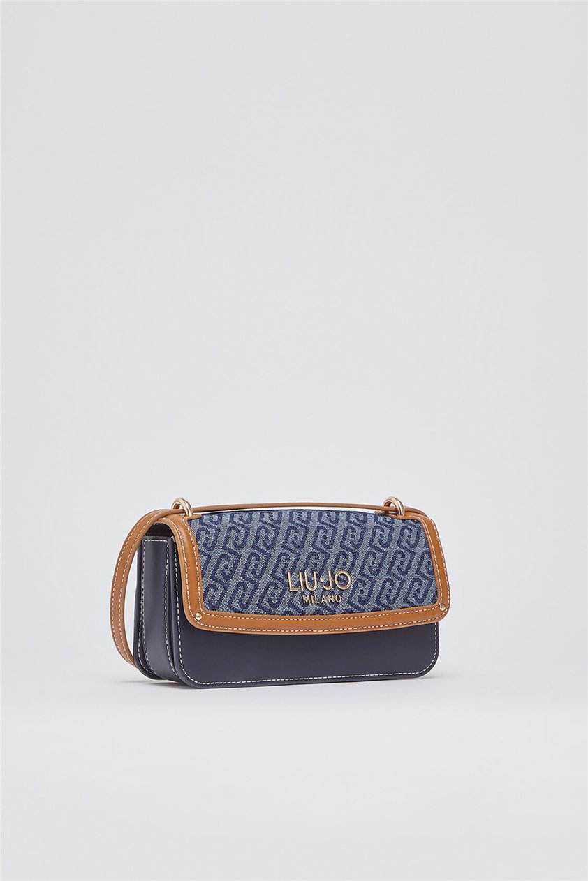 Liu Jo S Crossbody East West Kadın Mini Omuz Çantası Mavi