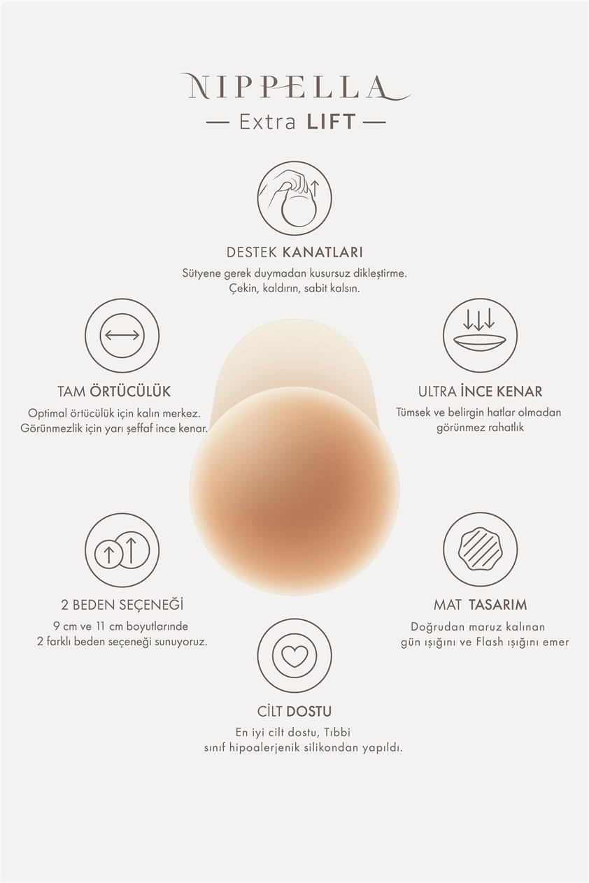 Nippella Extra Lift(Dikleştirici) Göğüs Ucu Kapatıcı