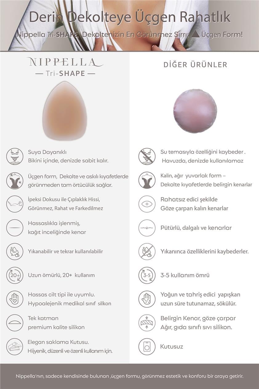 Nippella Trishape Göğüs Ucu Kapatıcı