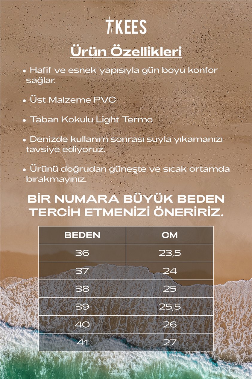 Tkees Kadın Plaj Terliği