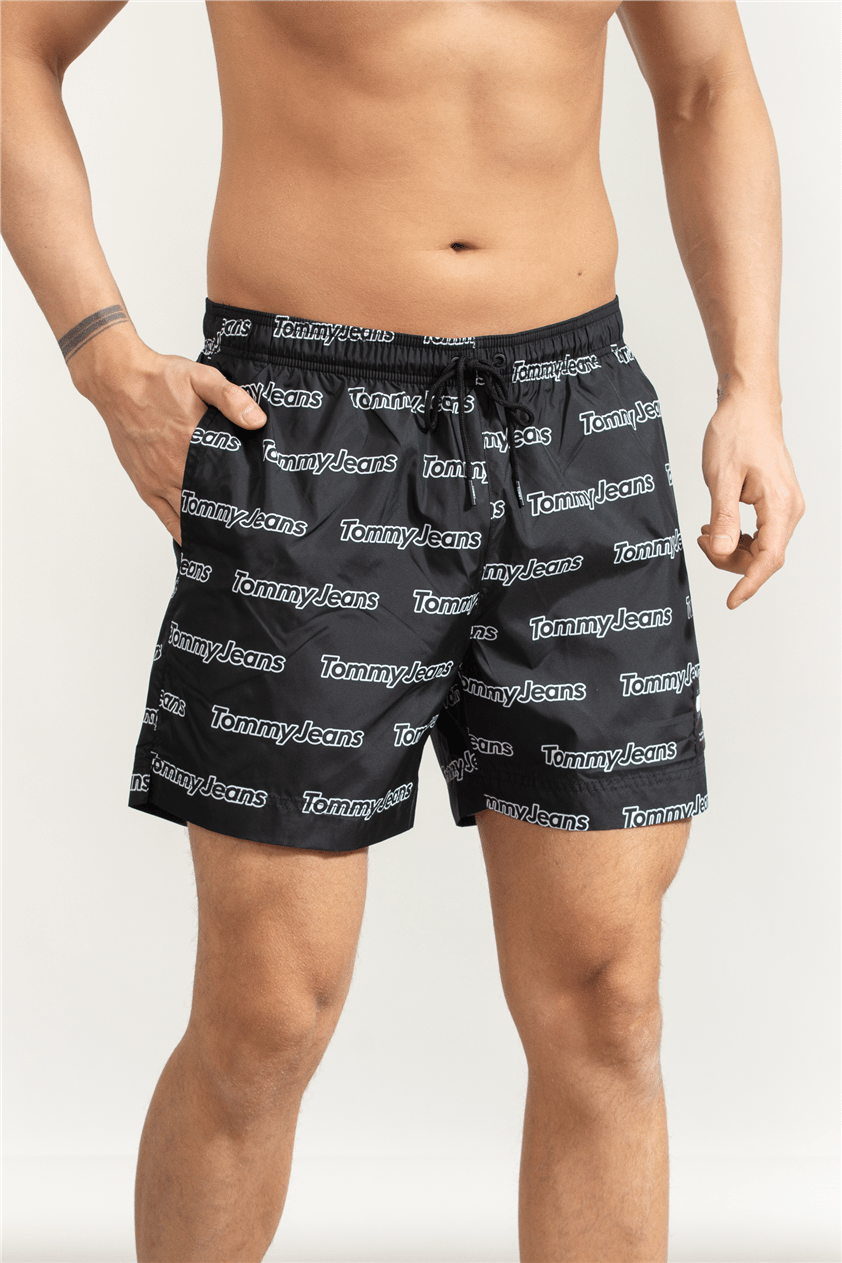 Tommy Hilfiger Medium Drawstring Aop Print Erkek Şort Mayo