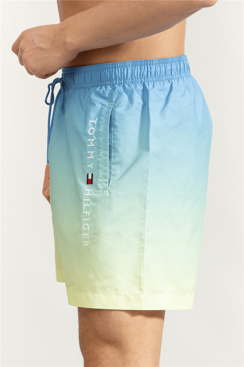 Tommy Hilfiger Medium Drawstring Print Erkek Şort Mayo