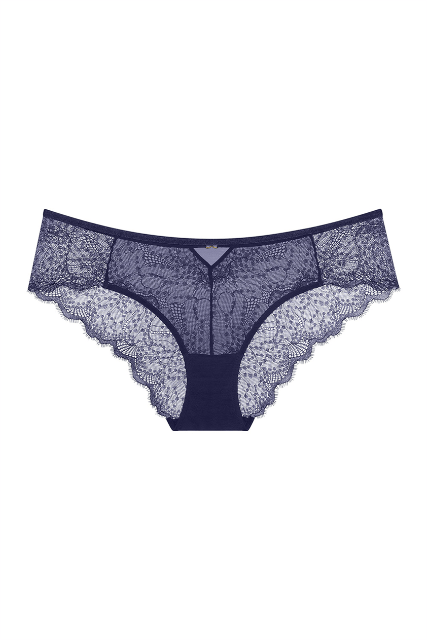 Triumph Amourette Sparkle Hipster Kadın Külot Lacivert