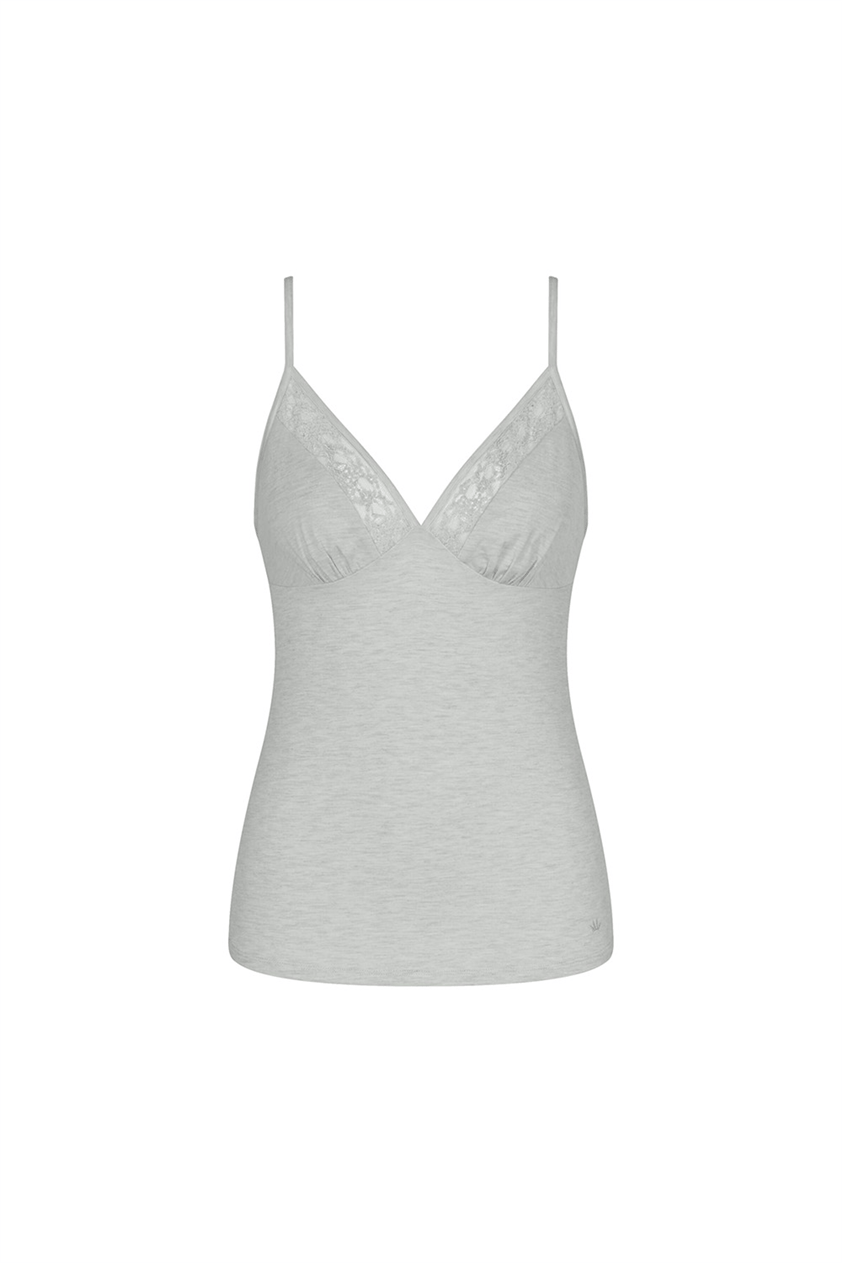 Triumph Comfort Allure Camisole Kadın Pijama Üstü Gri