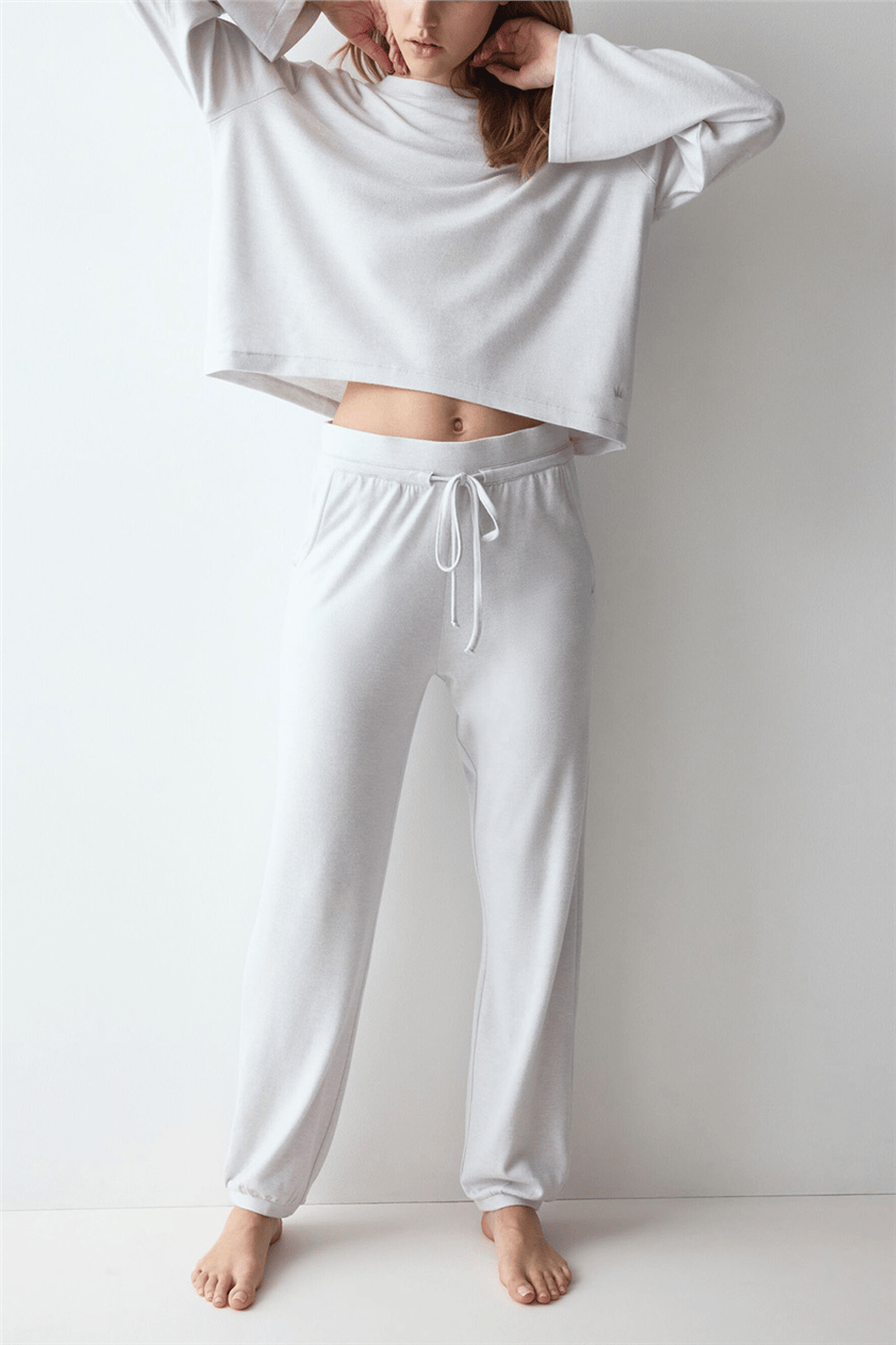 Triumph Cozy Comfort Cozy Trouser X 01 Kadın Eşofman Altı Gri