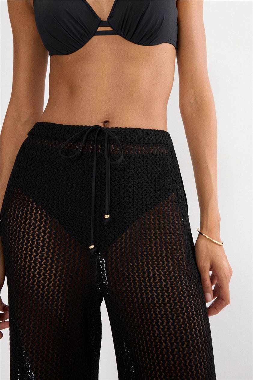 Triumph Kadın Beach MyWear Crochet Trousers Plaj Pantolonu Siyah