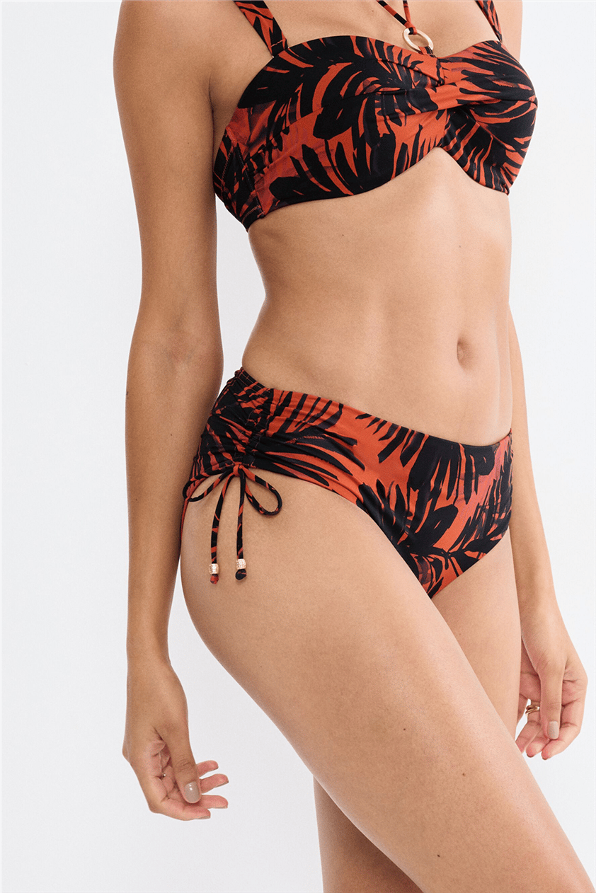 Triumph Kadın Summer Palm Midi 01 Bikini Altı Siyah