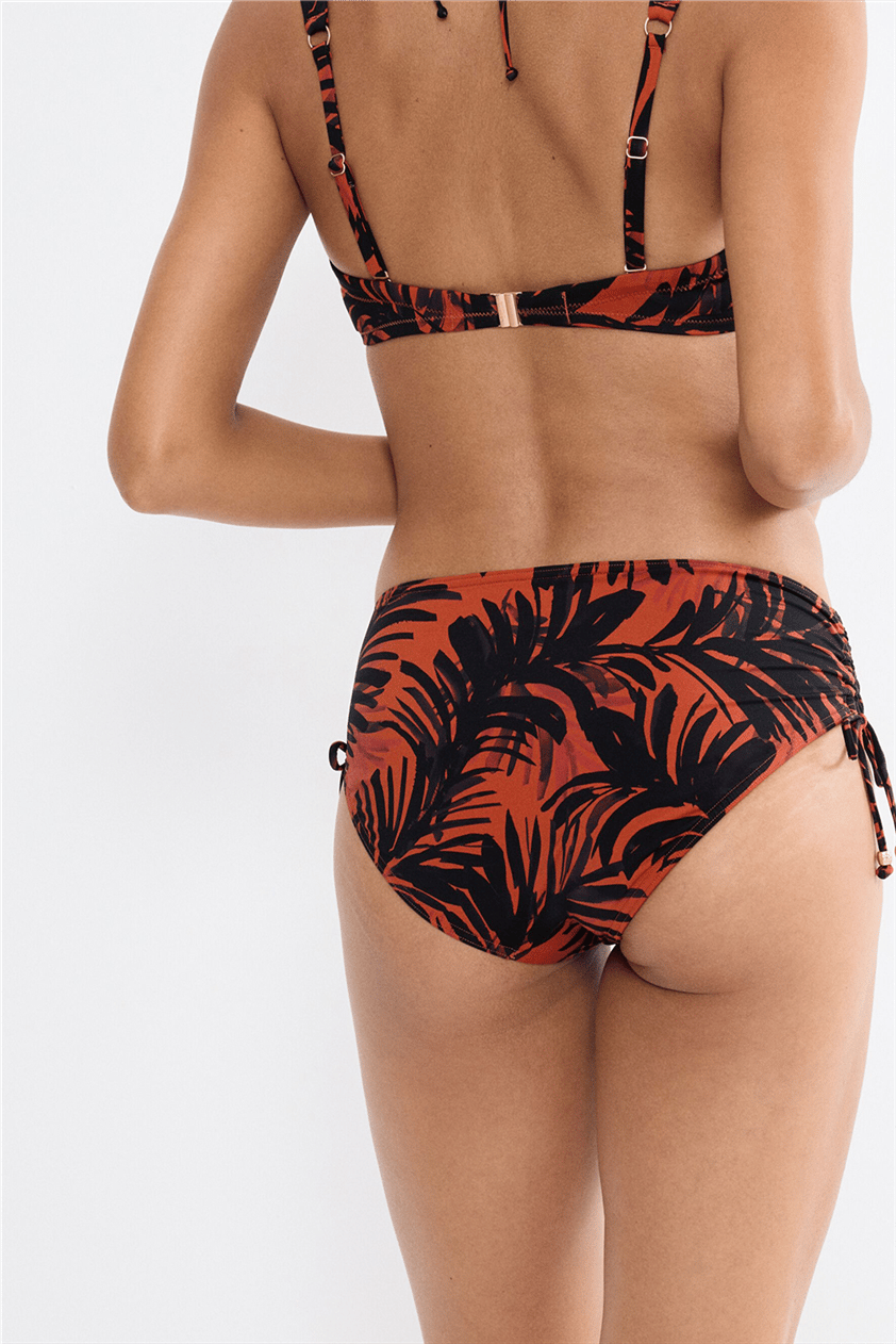 Triumph Kadın Summer Palm Midi 01 Bikini Altı Siyah