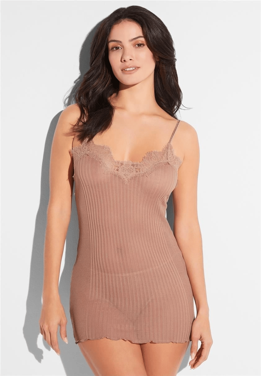Zimmerli Kadın Richelieu Askılı T-Shirt Pembe