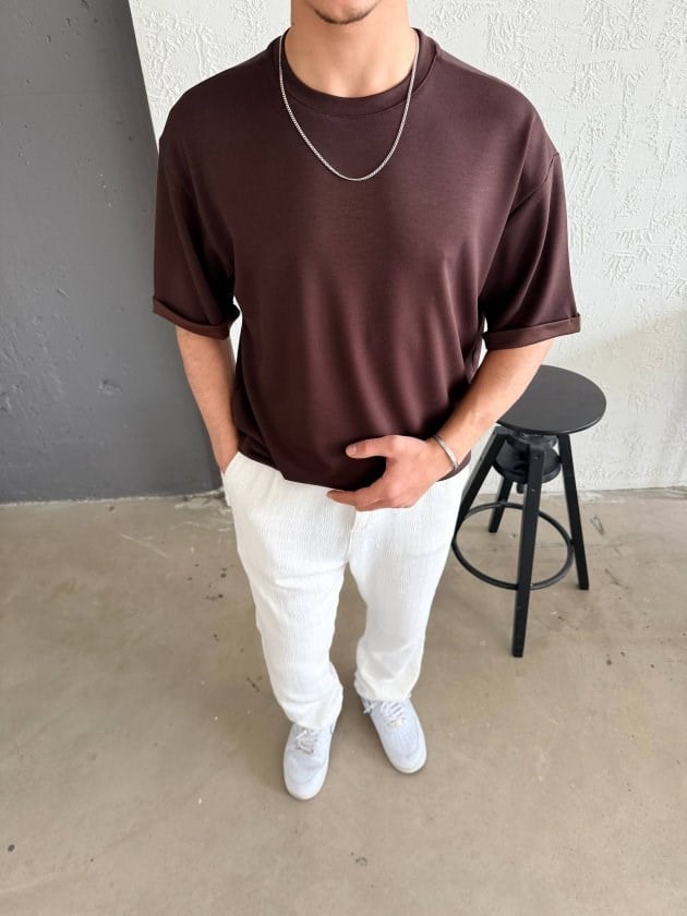 Erkek Duble Kol Basic Tişört