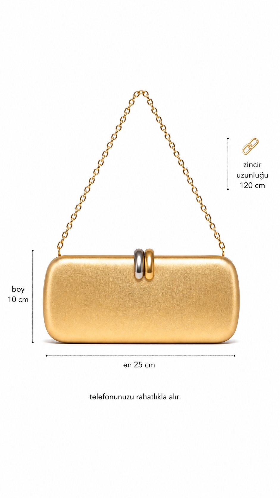 Lune Gold Çanta