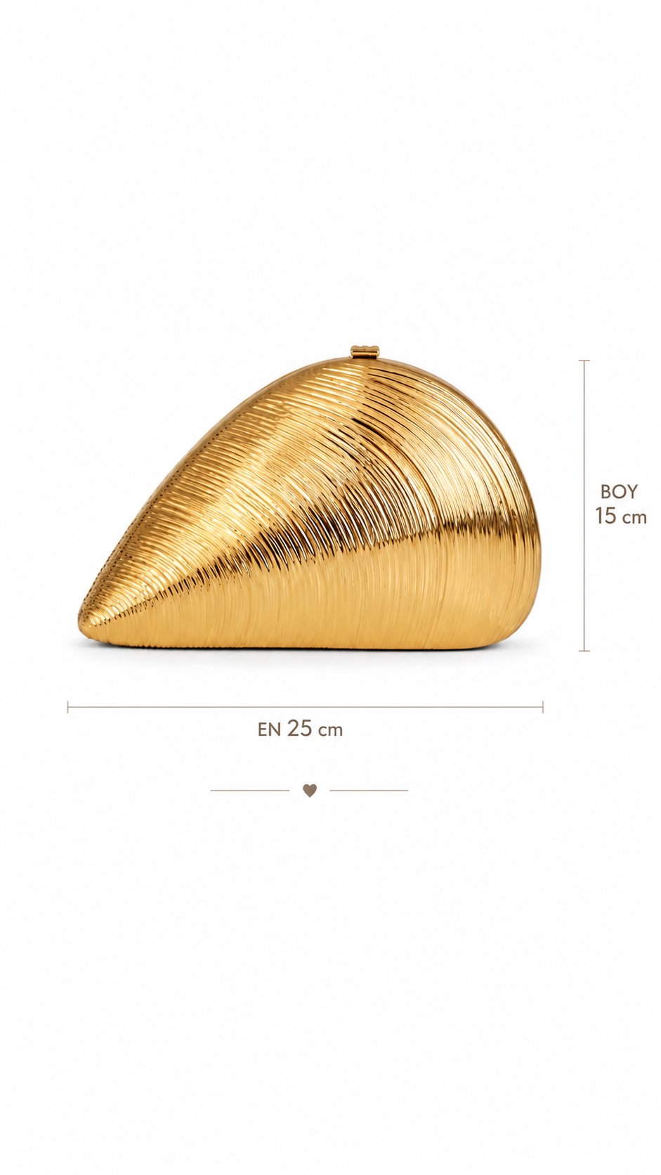 Midye Gold Çanta