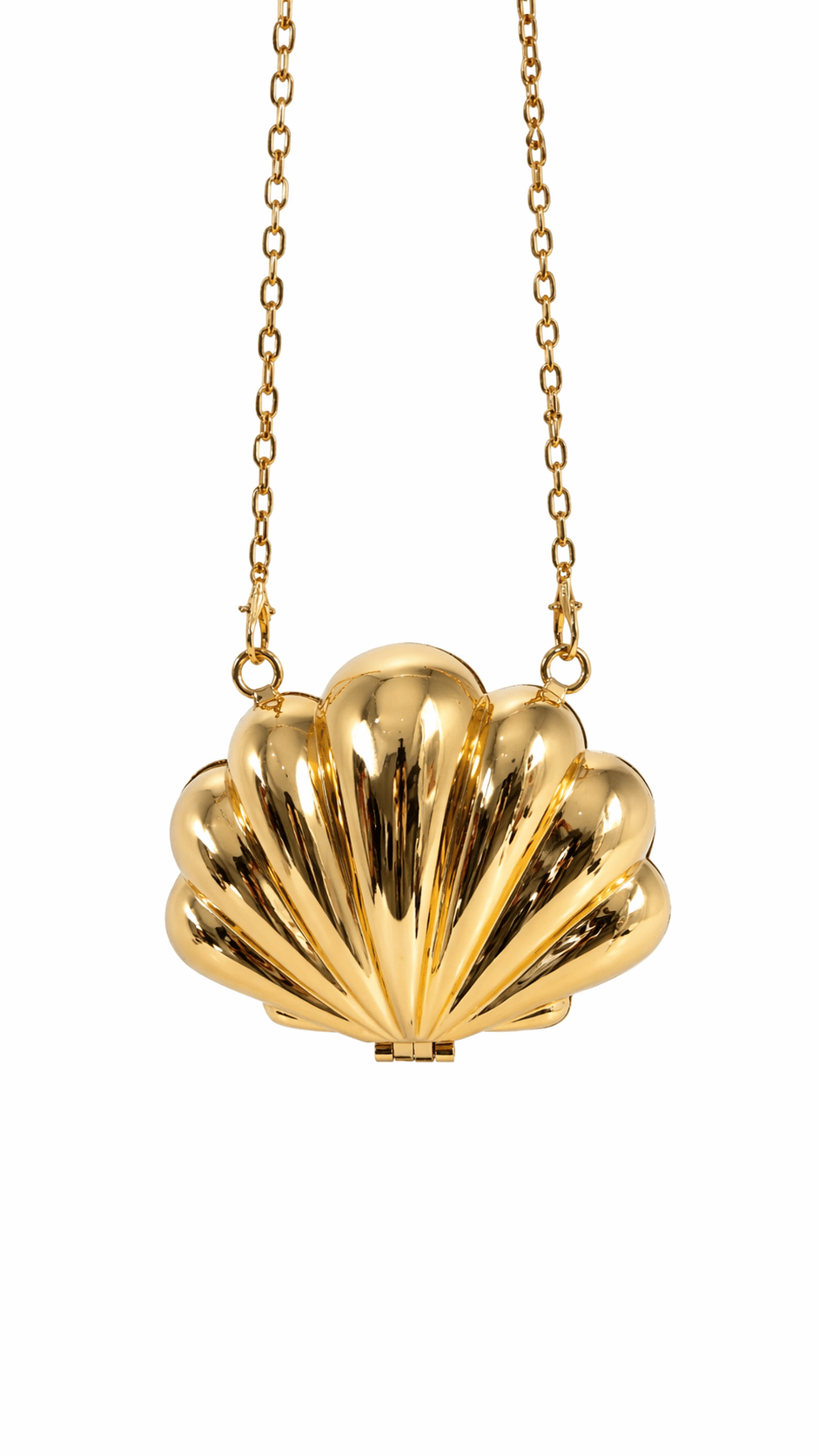 Mini İstiridye Gold Çanta