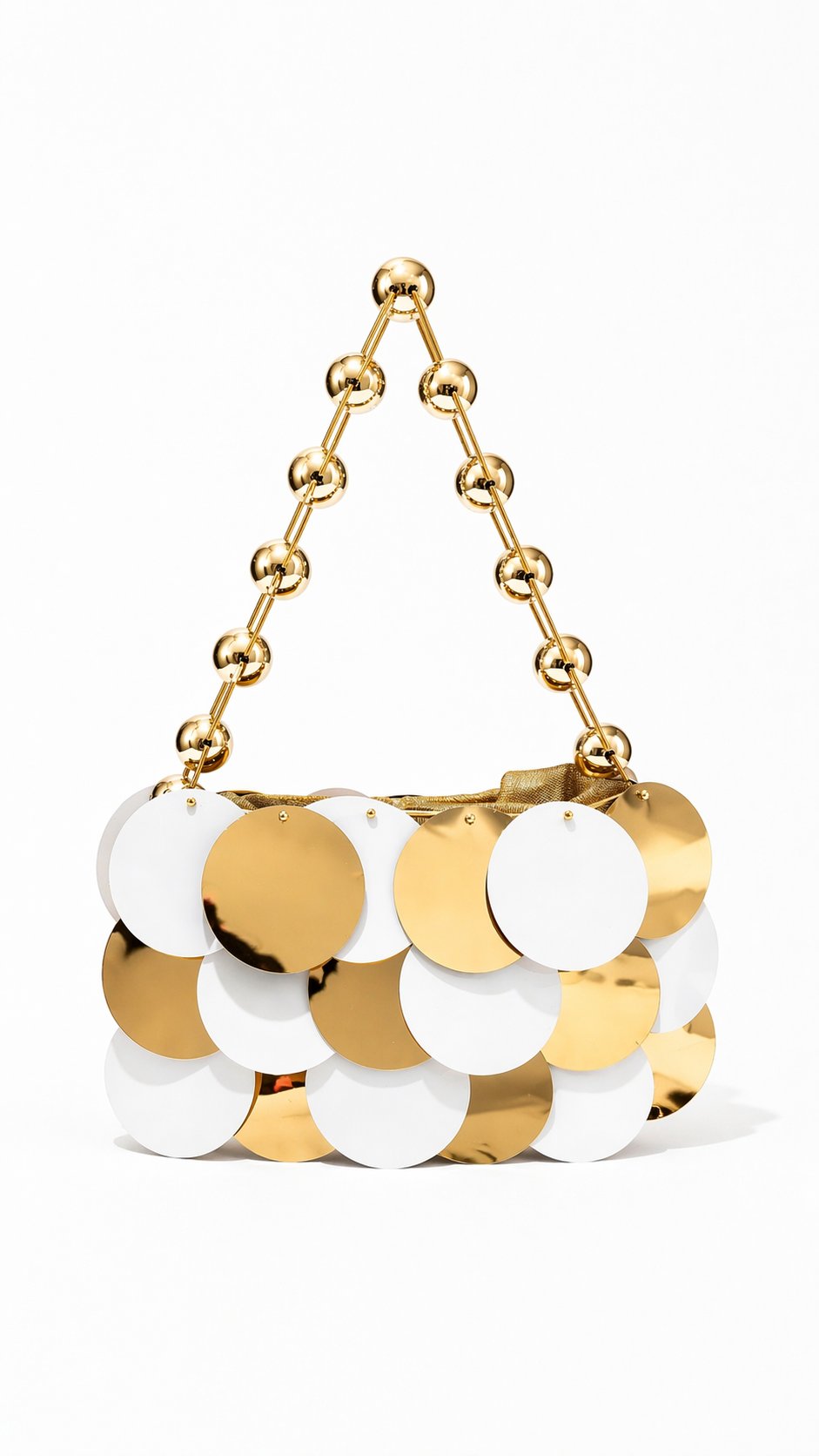 Mirora Puantiye Gold Çanta