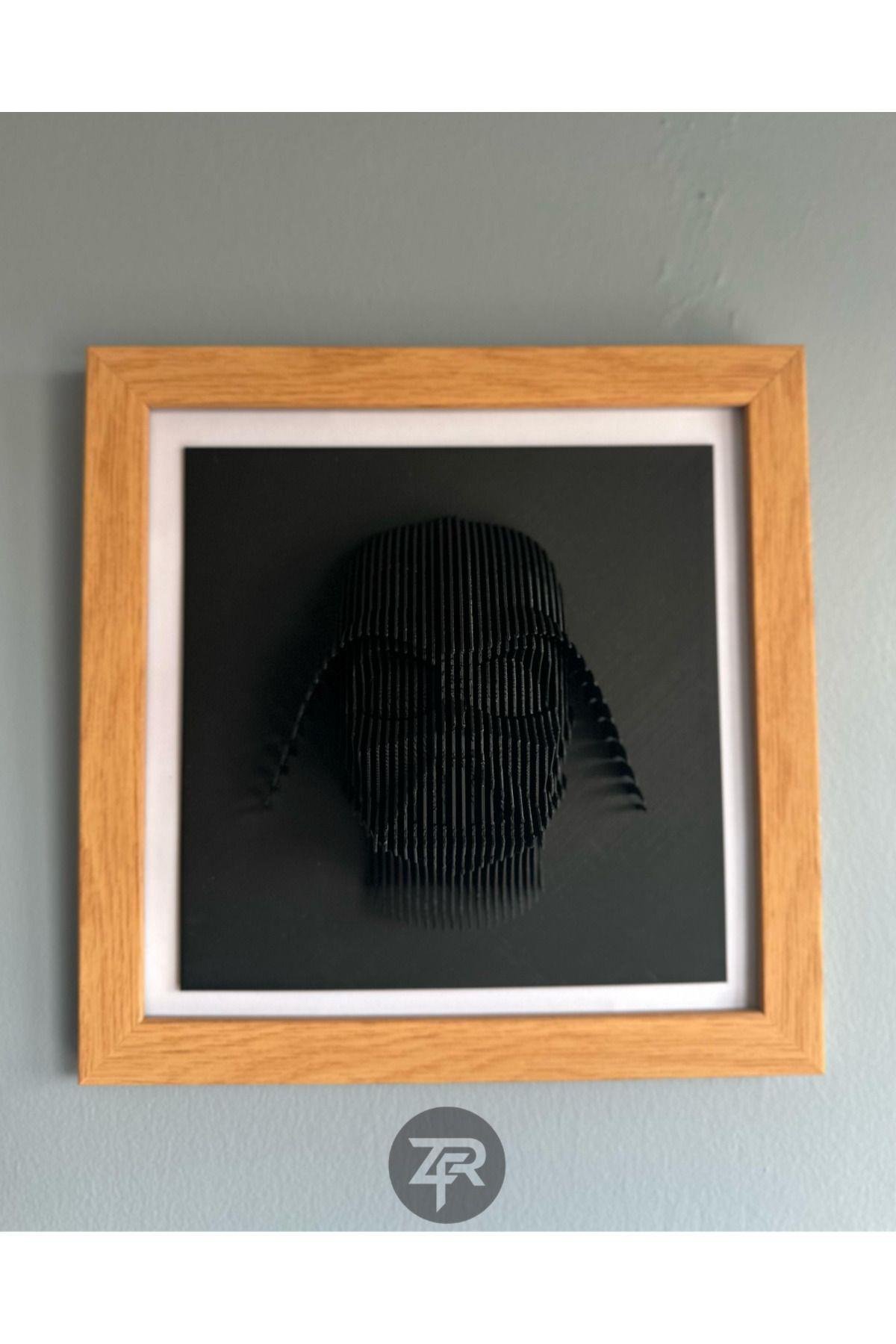 Darth Vader 3 Boyutlu Çerçeveli Tablo