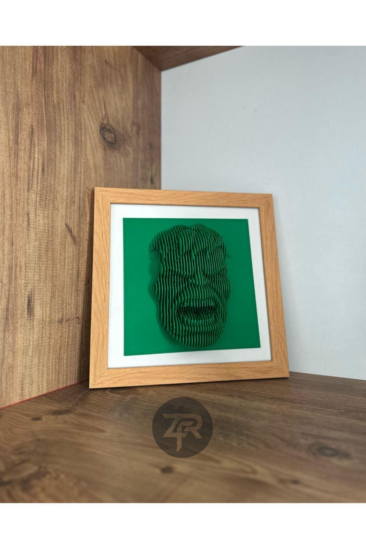 Hulk 3 Boyutlu Çerçeveli Tablo
