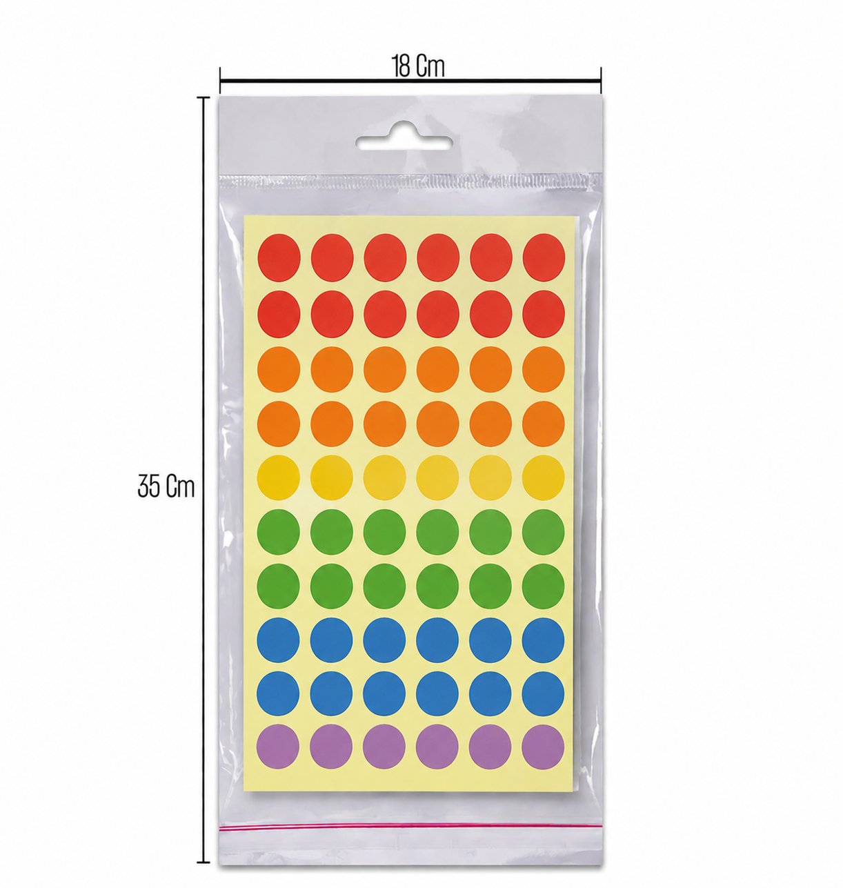Askılı Bantlı Opp Poşet 18x35 1000 Adet 