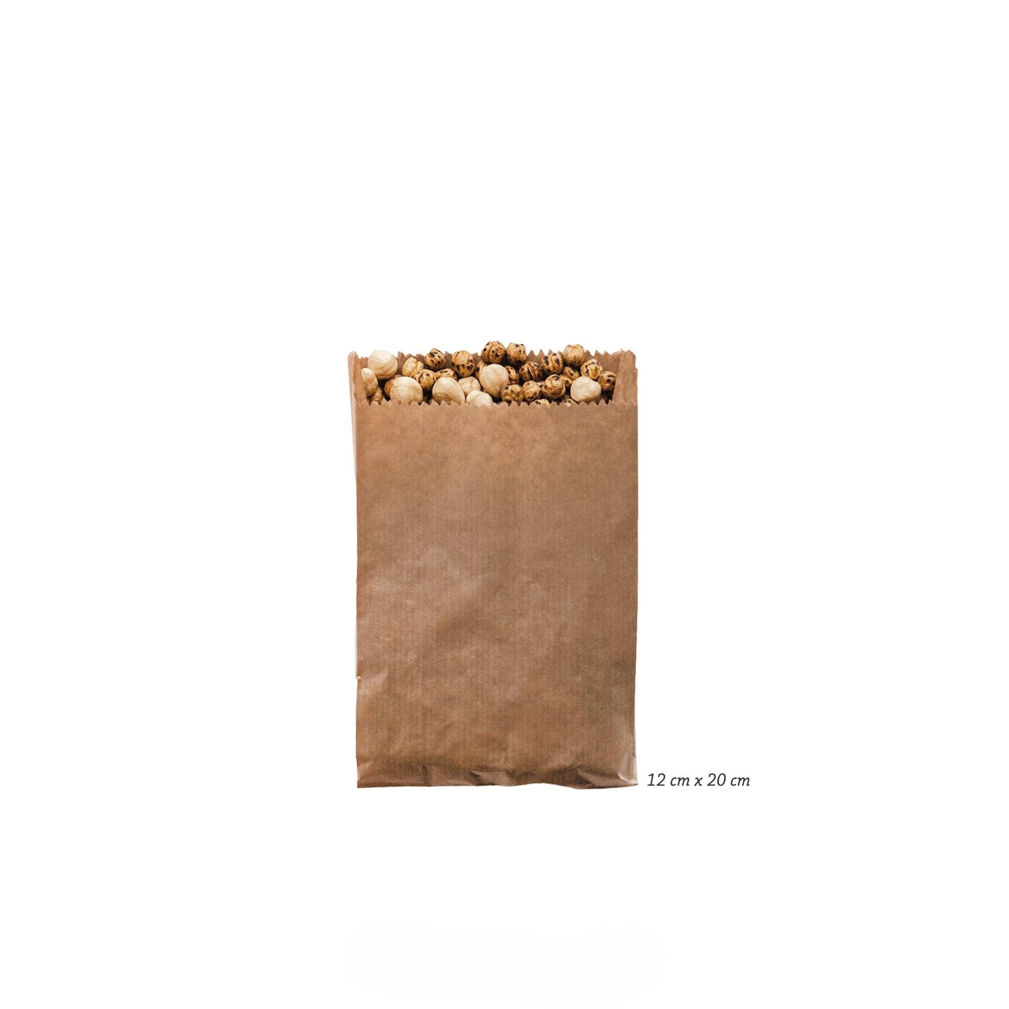 Çizgili Şamua Kraft Kese Kağıdı 12x20 1 Kg