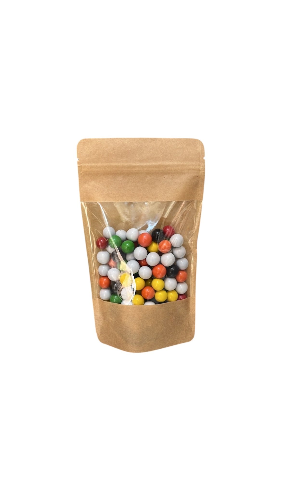 Geniş Pencereli Kraft Doypack 13x22 100 Adet