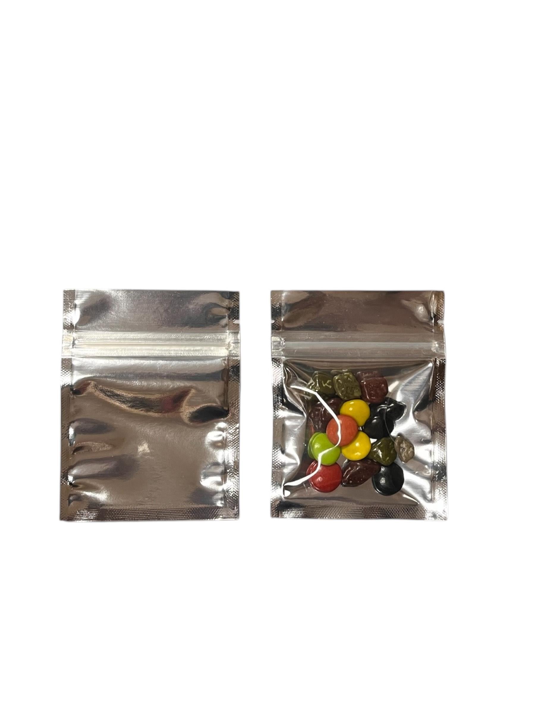 Gümüş Şeffaf Metalize Doypack 8x10 250 Adet