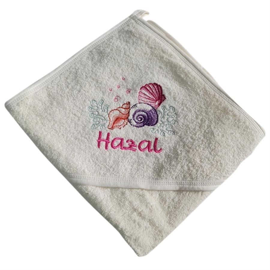 İsimli Deniz Temalı Kundak Havlusu 