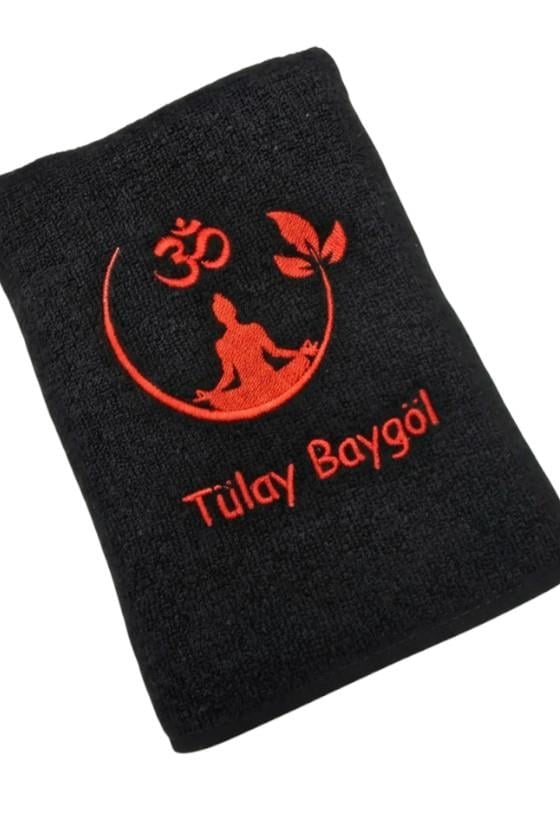 İsimli Yoga Temalı Antreman Havlusu 50x90 cm