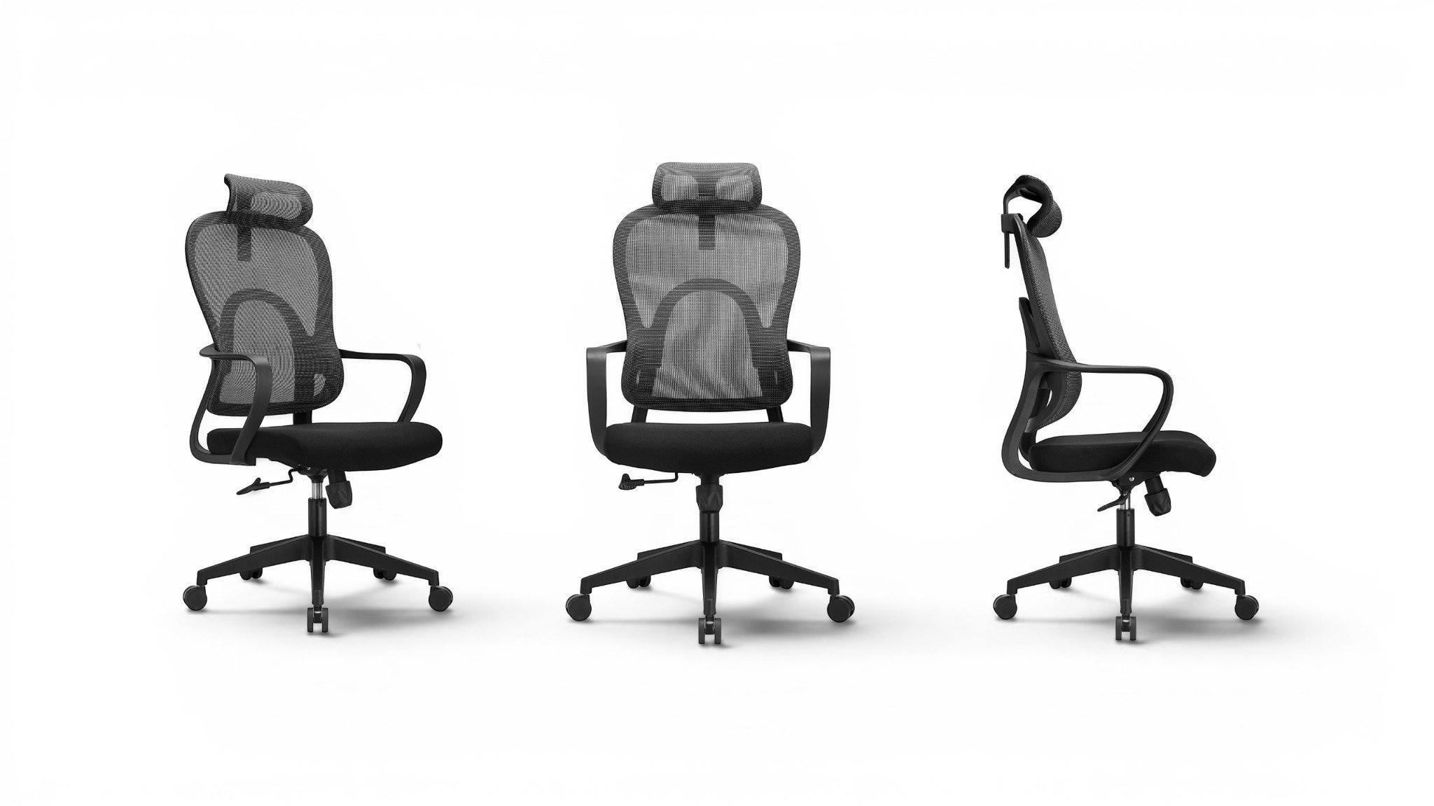 Alpa Fileli Ofis Koltuğu | Ergonomik Baş Destekli Çalışma Koltuğu