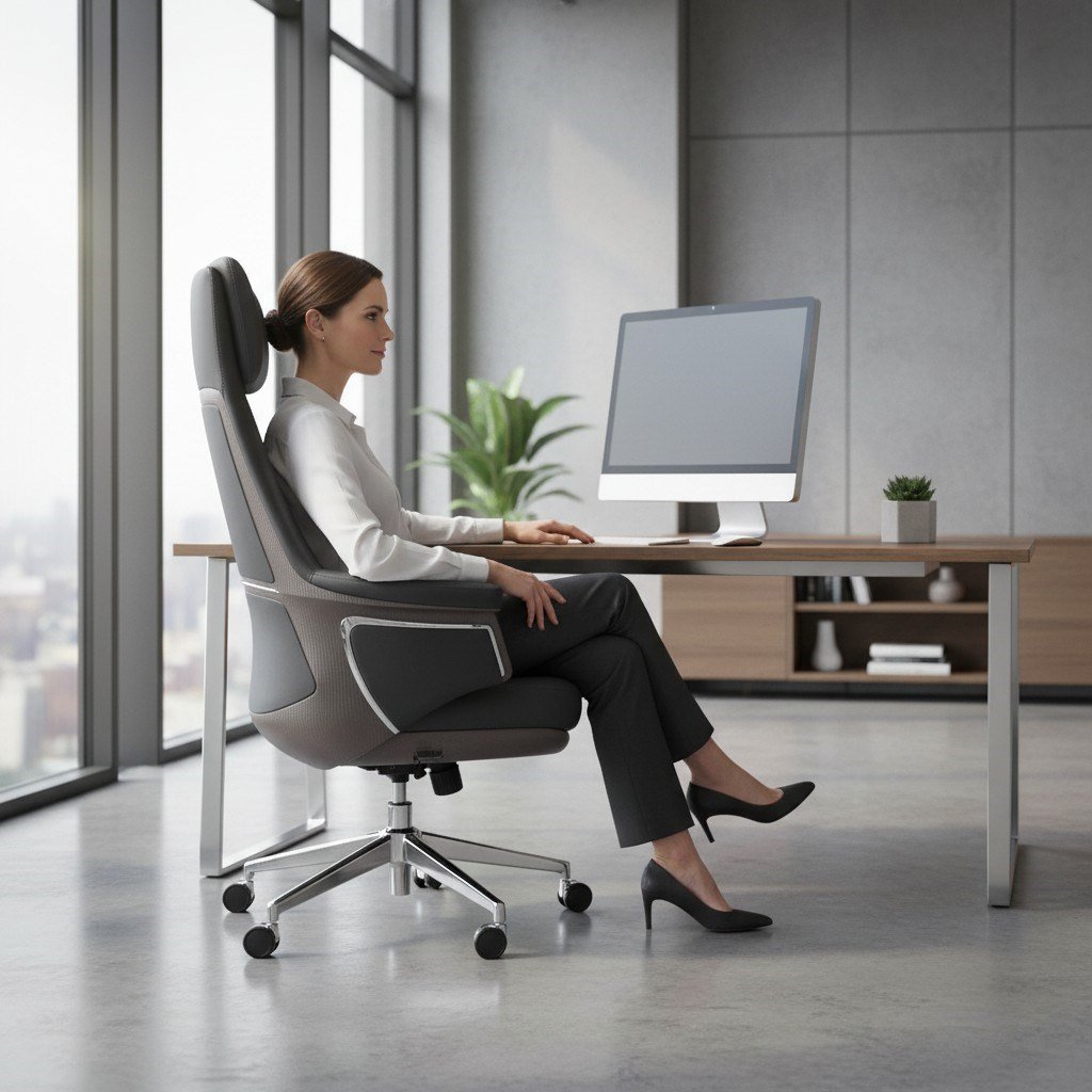Gabin Premium Gray Ofis Koltuğu | Ergonomik Koltuk