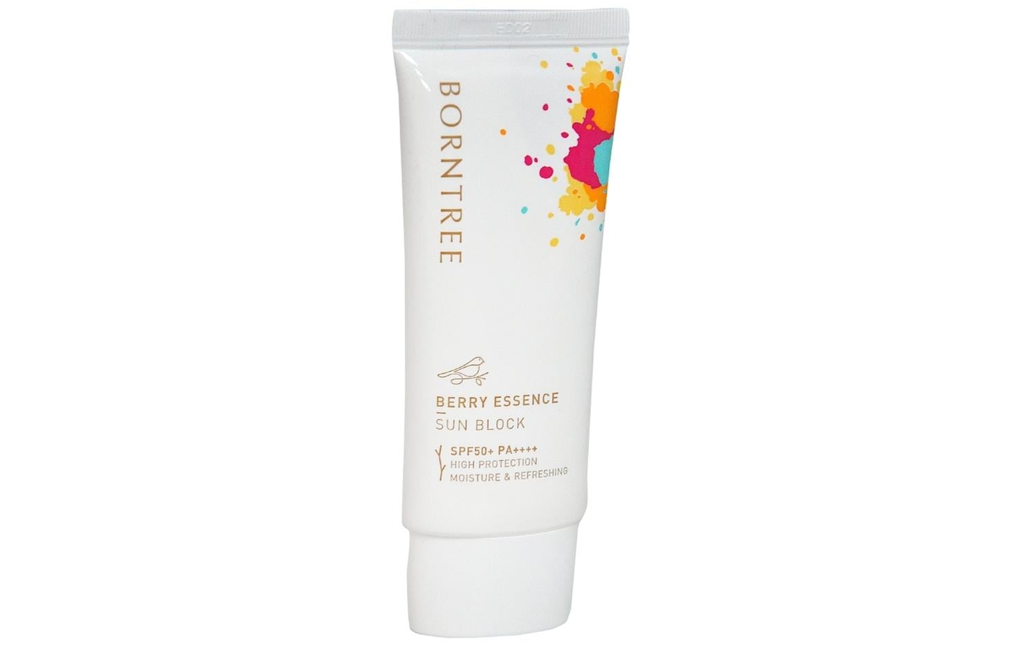 JEJUDO Borntree Berry Sun Block 50ml/spf50 Pa / Yaşlanma Ve Leke Karşıtı, Alerjen Içermeyen Güneş Kremi