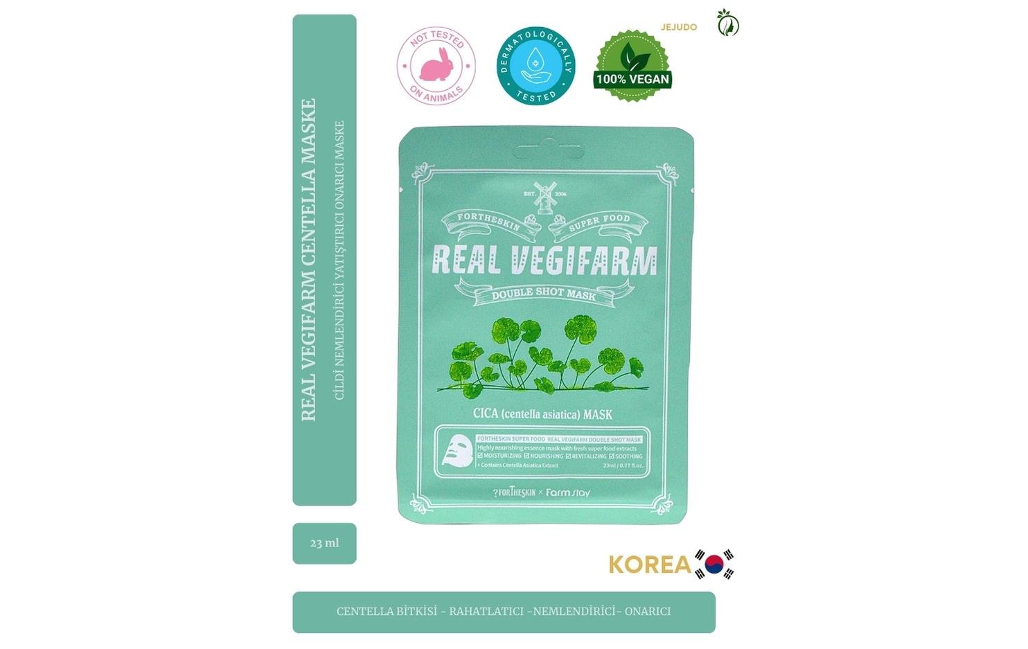 JEJUDO Real Vegifarm Cica Maske