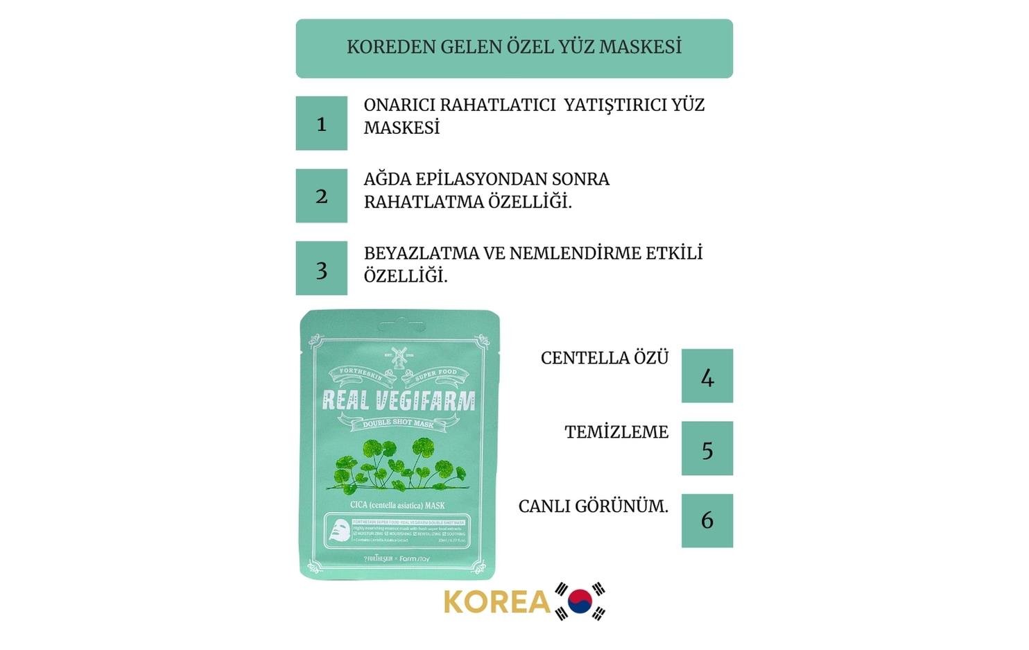 JEJUDO Real Vegifarm Cica Maske