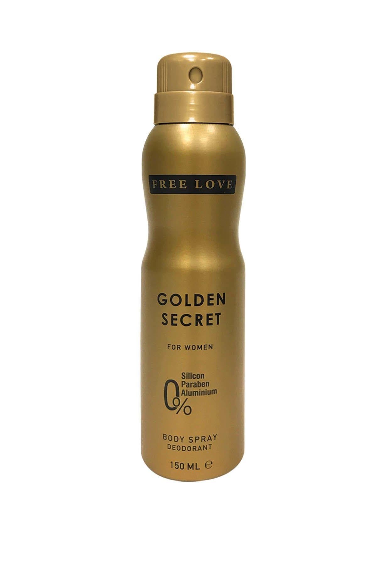 Free Love Golden Secret Kadın Deodorant 150 ml