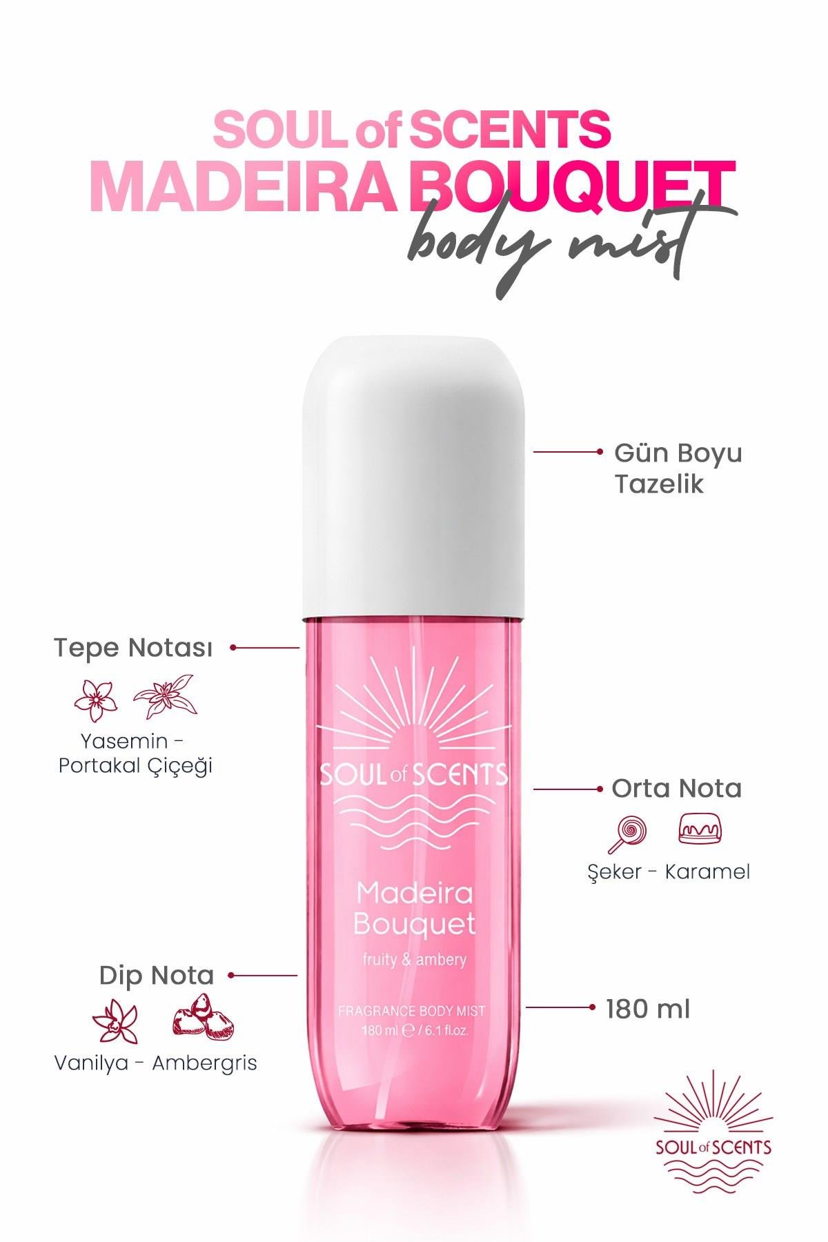 Madeira Bouquet Fruity & Ambery Body Mist 180 ml