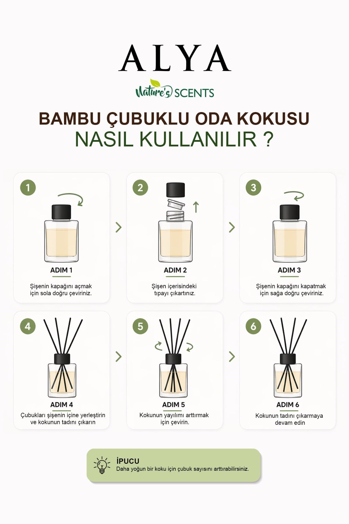 Nature's Scents Bubble Gum Bambu Çubuklu Oda Kokusu
