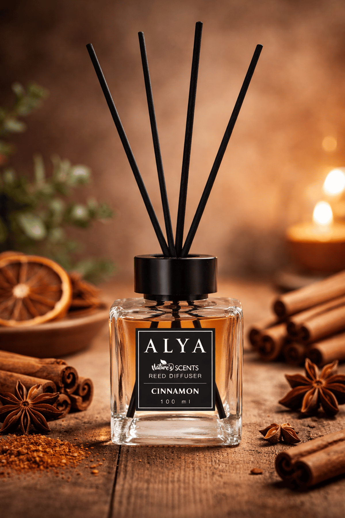Nature's Scents Cinnamon Bambu Çubuklu Oda Kokusu- Tarçın Kokusu