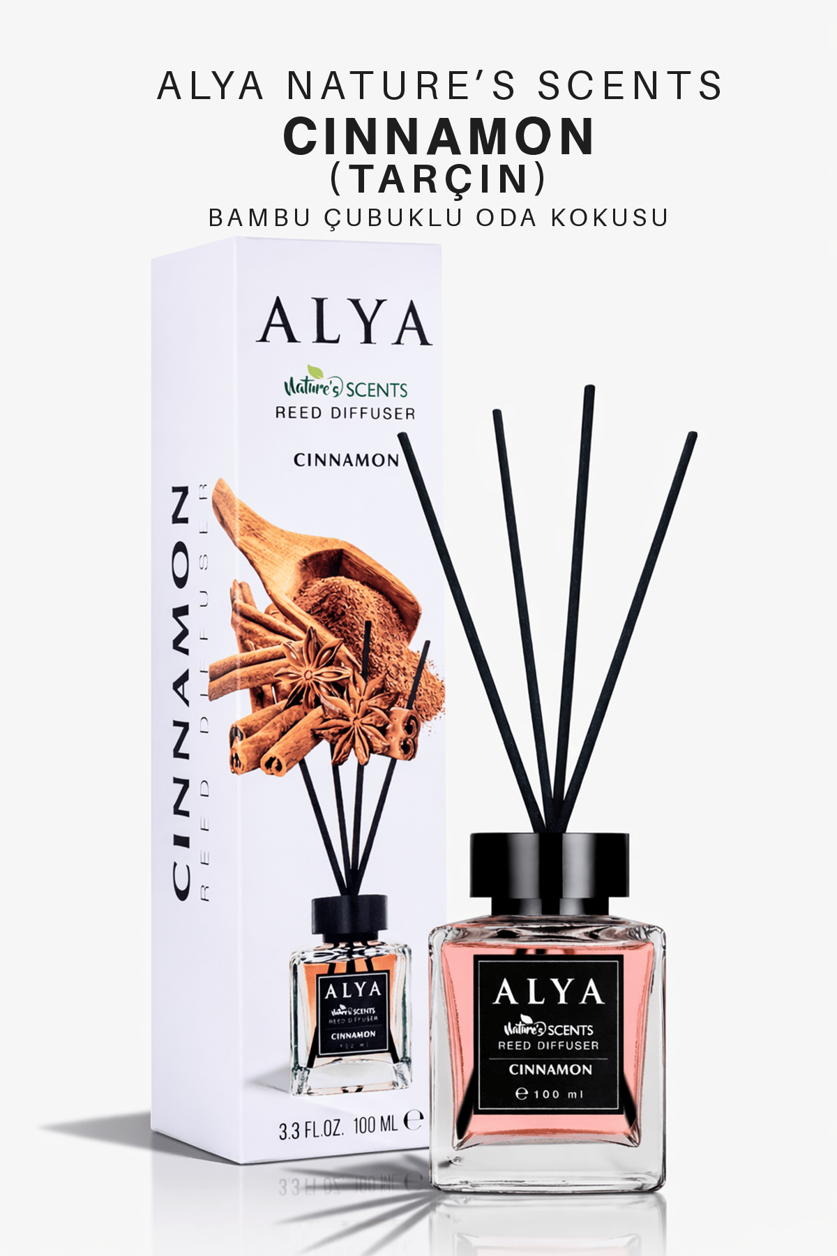 Nature's Scents Cinnamon Bambu Çubuklu Oda Kokusu- Tarçın Kokusu